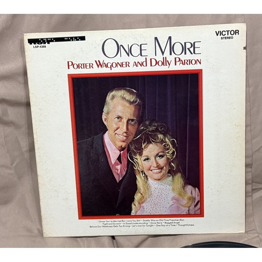 Porter Wagoner and Dolly Parton "Once More" Vinyl LP 1970 RCA LSD-4388 VTG‎